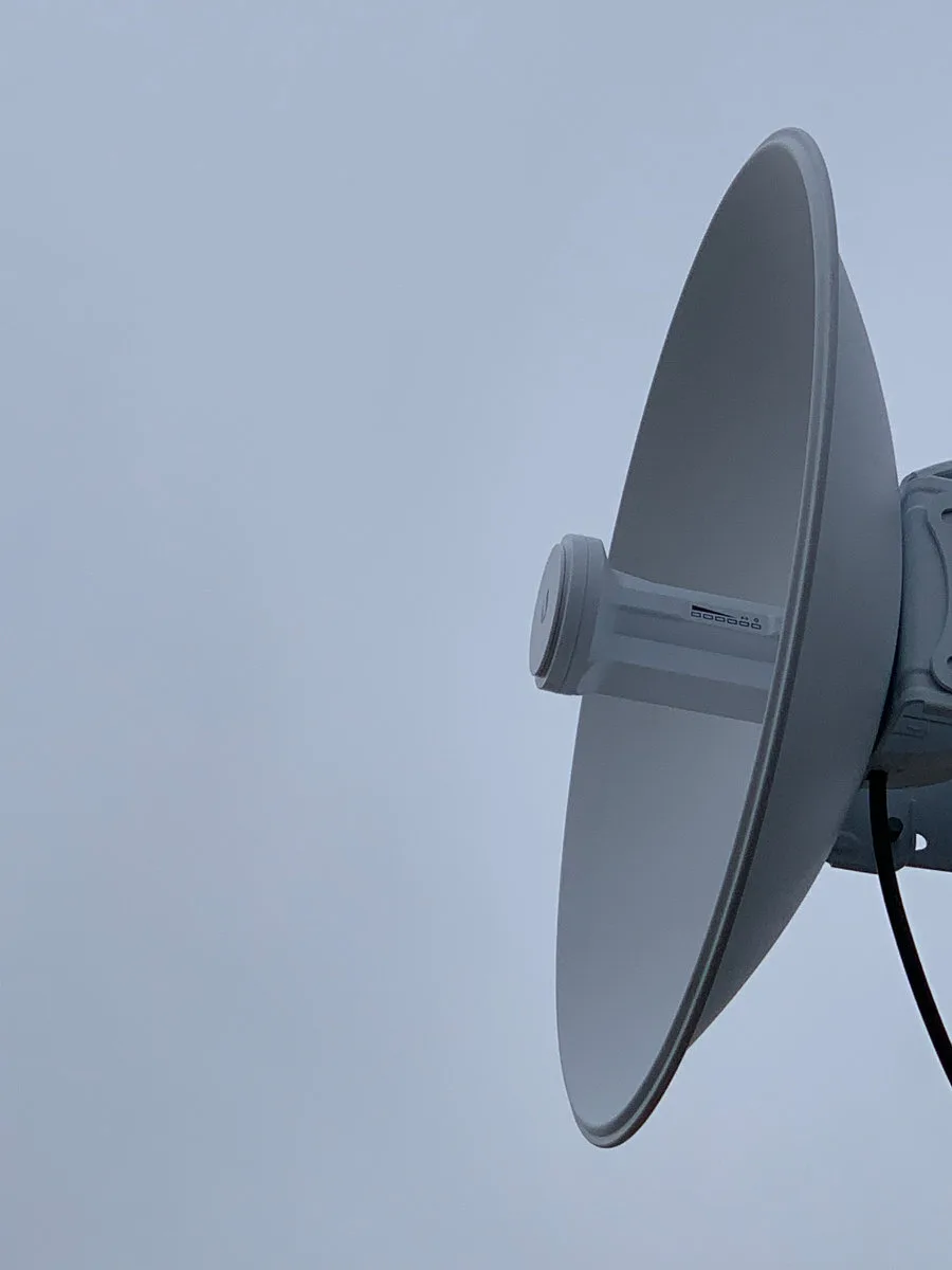 Original Oregon Coast Wireless antenna photograph